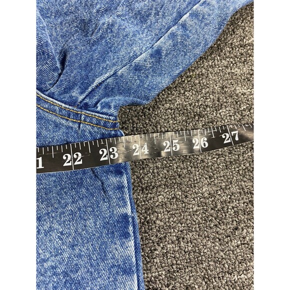 Members Only X SpongeBob Jacket Blue Denim Jean Trucker Bomber Coat Mens Large - Picture 4 of 12